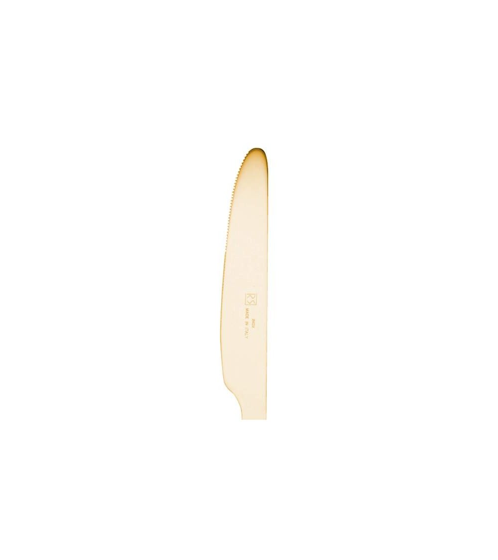 Norma Antico - Posate Acciaio Inox 18/10 Pvd Oro Opaco - 