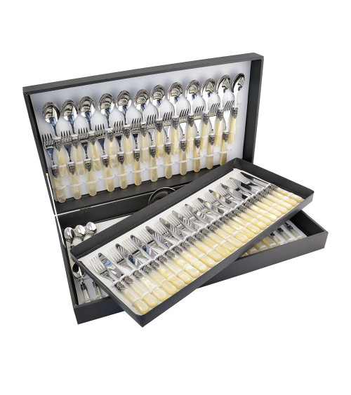 75 Pieces Colored Cutlery Set Acqua - Eme Posaterie -  - 