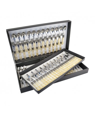 75-teiliges farbiges Besteckset Acqua - Eme Posaterie - 