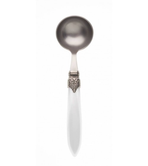 Mestolo Salsa - Laura - Posate Rivadossi Madreperla - bianco perlato