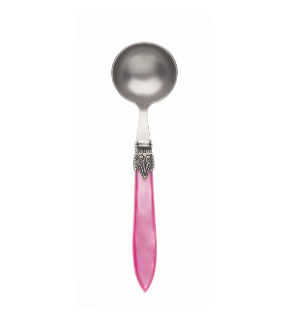 Louche à sauce - Laura - Couverts en nacre Rivadossi - rose nacré