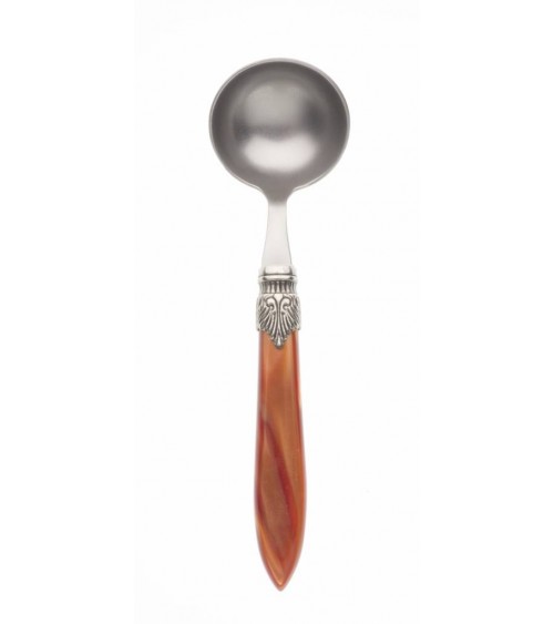 Mestolo Salsa - Laura - Posate Rivadossi Madreperla - arancio perlato