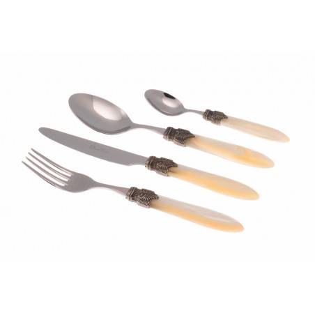 Set 4pcs Table Place Colored Mother of Pearl Cutlery Rivadossi - Laura -  - 
