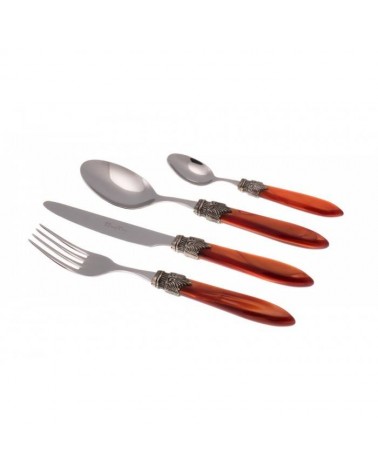 Set 4pz Posto Tavola Posate Colorate Madreperla Rivadossi - Laura - 