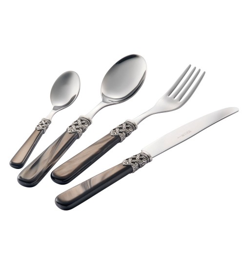 Eme Posaterie - Ginevra 75 Piece Colored Cutlery Set in Case -  - 