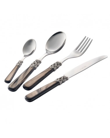 Eme Posaterie - Ginevra Set 75 Couverts Colorés en Coffret - 