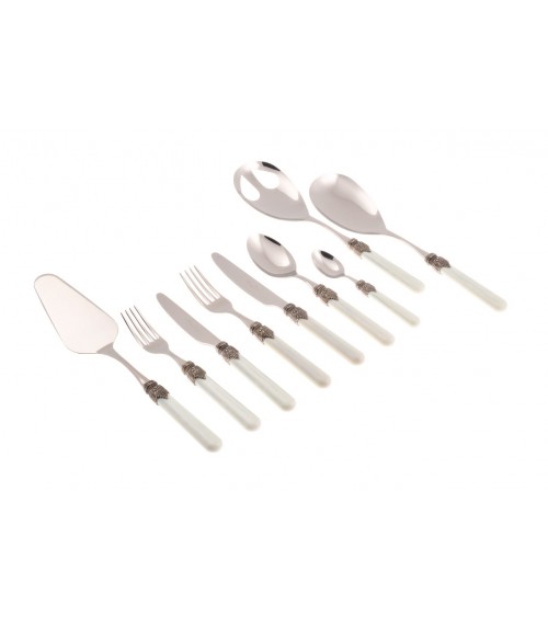 Rivadossi Farbiges Besteckset 75-teilig - Vintage - 