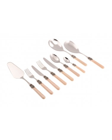 Rivadossi Farbiges Besteckset 75-teilig - Vintage - 