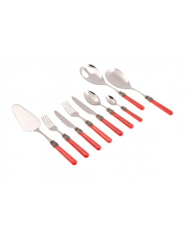 Rivadossi Farbiges Besteckset 75-teilig - Vintage - 
