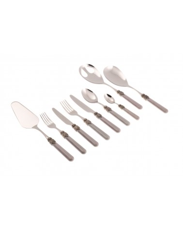 Rivadossi Farbiges Besteckset 75-teilig - Vintage - 