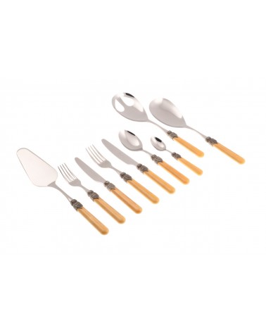 Rivadossi Farbiges Besteckset 75-teilig - Vintage - 