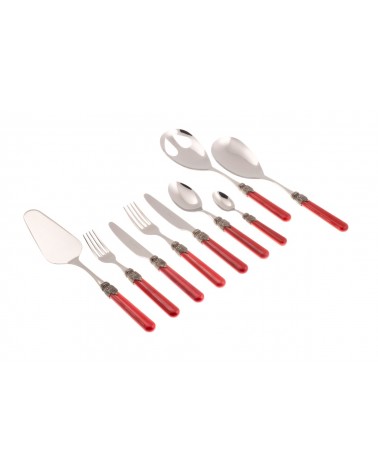 Rivadossi Farbiges Besteckset 75-teilig - Vintage - 