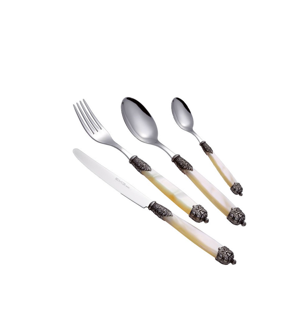 Eme Posaterie - Mirage Set 75 Pieces Colored Cutlery in Case -  - 