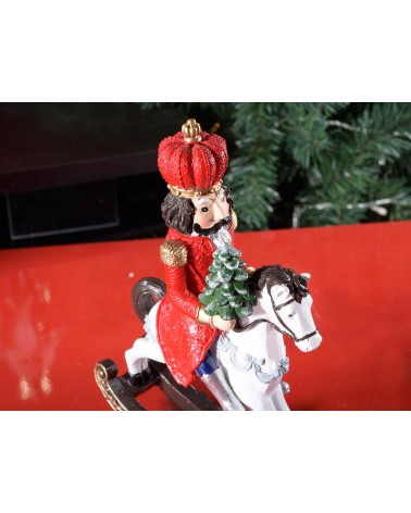 Set 2 Schiaccianoci in Resina su Cavallo a Dondolo - 