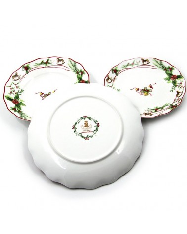 Porcelain Christmas Plate Service 18 pieces - Christmas Dream -