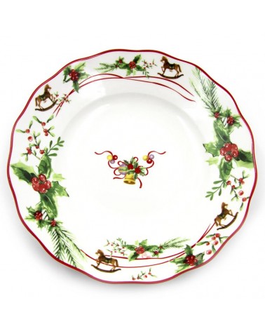 Porcelain Christmas Plate Service 18 pieces - Christmas Dream -