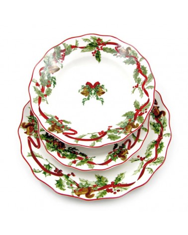 Service de table en porcelaine "Christmas Carol" 18 pièces - Royal Family - 