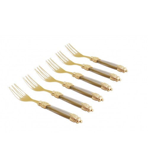 Luxusbesteck Sweet Arianna Gold Forks - Rivadossi Sandro - 
