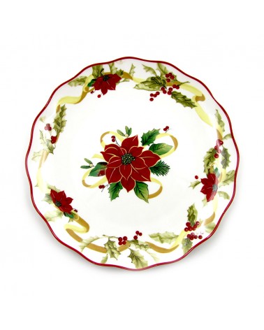 Service de table de Noël en porcelaine "Christmas Star" 18 pièces - Royal Family - 
