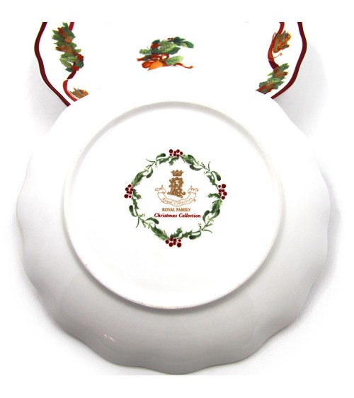 "Christmas Wishes" Porcelain Christmas Dinner Set 18 Pieces - Royal Family -  - 