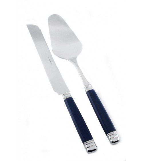 Rivadossi Couverts Modernes Colorés - Ensemble Rossini 2pcs Couteau et Pelle à Bonbons - 