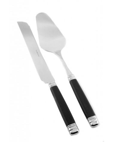 Rivadossi Couverts Modernes Colorés - Ensemble Rossini 2pcs Couteau et Pelle à Bonbons - 