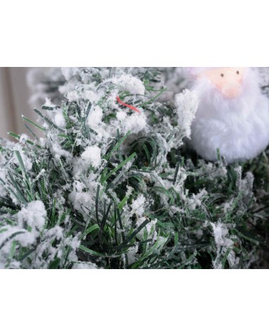 Guirlande artificielle recouverte de neige supplémentaire à accrocher - 