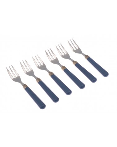 6pcs Set Cake Forks  - Osteria Modern Colored Cutlery -  - 