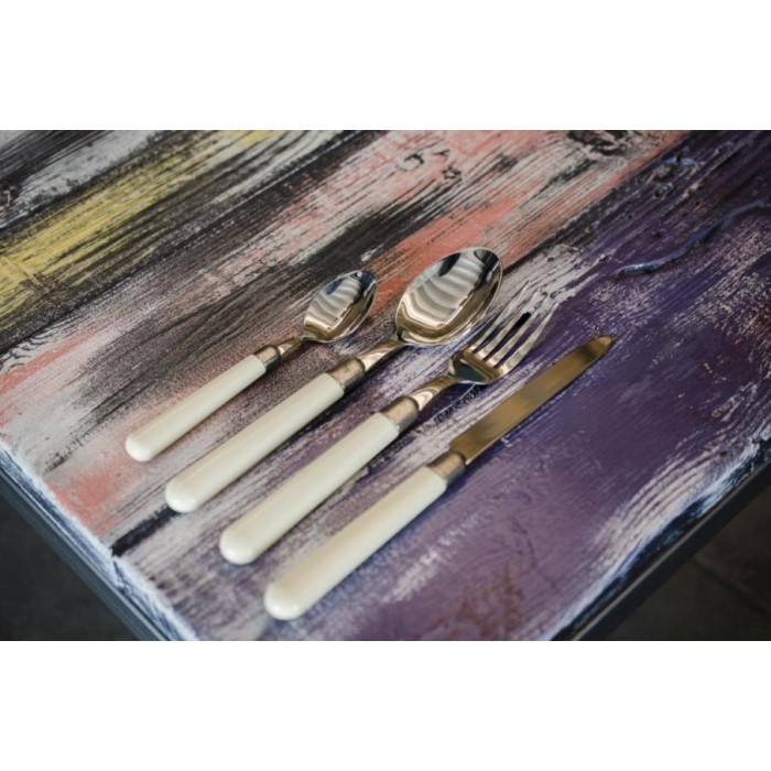 Osteria 4-teiliges Tischset - Farbiges Besteck Rivadossi Sandro - 