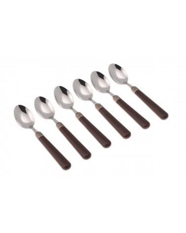 Set mit 6 Kaffeelöffeln – Osteria Modern Coloured Cutlery - 