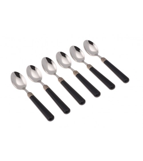 Set mit 6 Kaffeelöffeln – Osteria Modern Coloured Cutlery - 