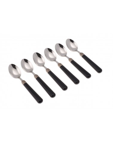 Coffret de 6 cuillères à café - Couverts colorés modernes Osteria - 
