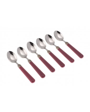 Set mit 6 Kaffeelöffeln – Osteria Modern Coloured Cutlery - 