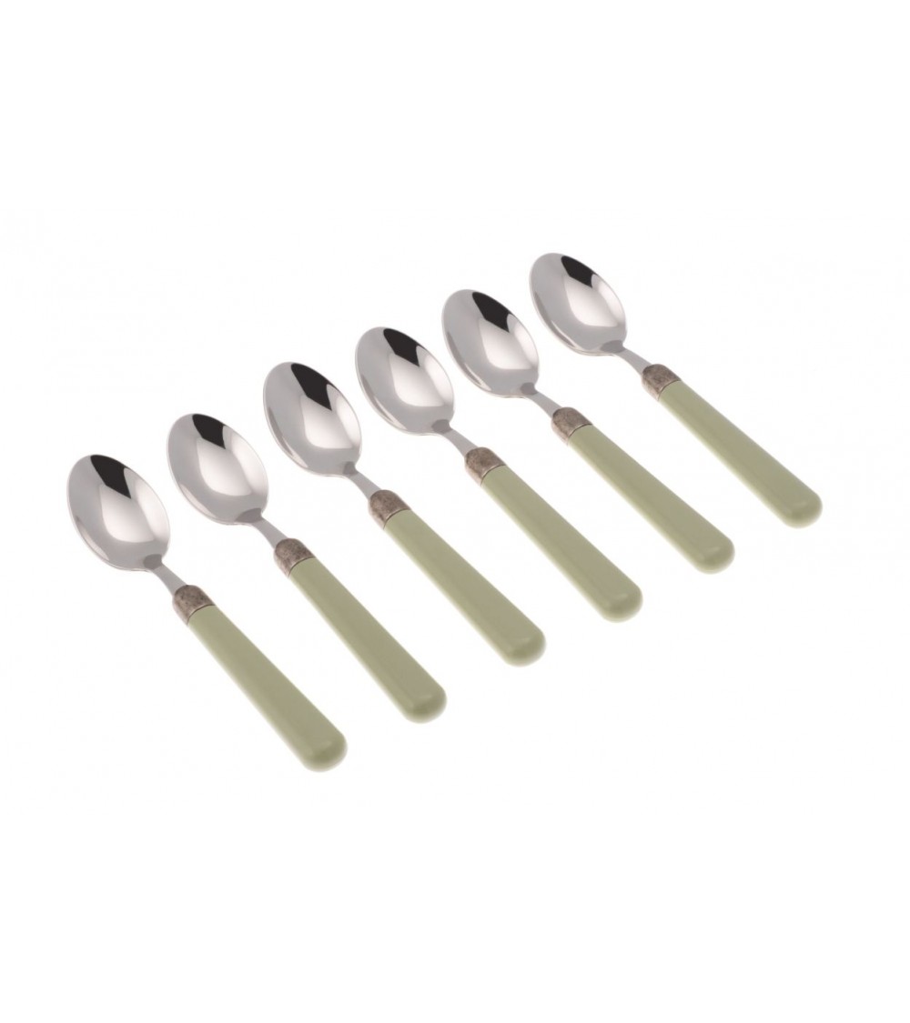 Set mit 6 Kaffeelöffeln – Osteria Modern Coloured Cutlery - 
