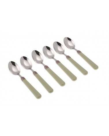 Set mit 6 Kaffeelöffeln – Osteria Modern Coloured Cutlery - 