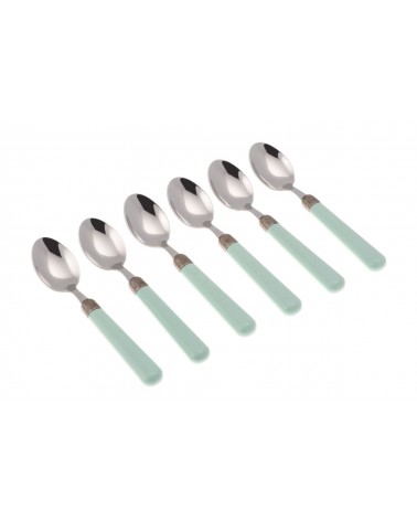 Set mit 6 Kaffeelöffeln – Osteria Modern Coloured Cutlery - 