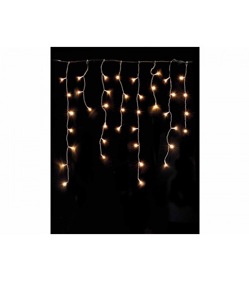 Christmas Rain Lights with Hanging Wires and Warm White LED Lights -  - 