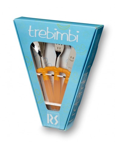Posatine Colorate Bambini Set 3pz Trebimbi - Rivadossi Sandro - 
