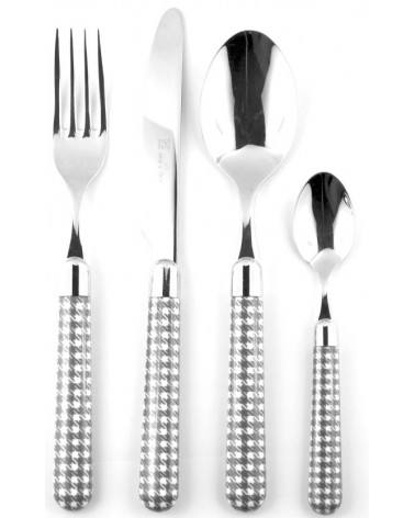 Naif Pied De Poule Set 4pz Posto Tavola - Rivadossi Sandro - 