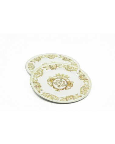 Set 6 Pieces PVC Underplate Blanche Royal - Royal Family Sheffield -  - 
