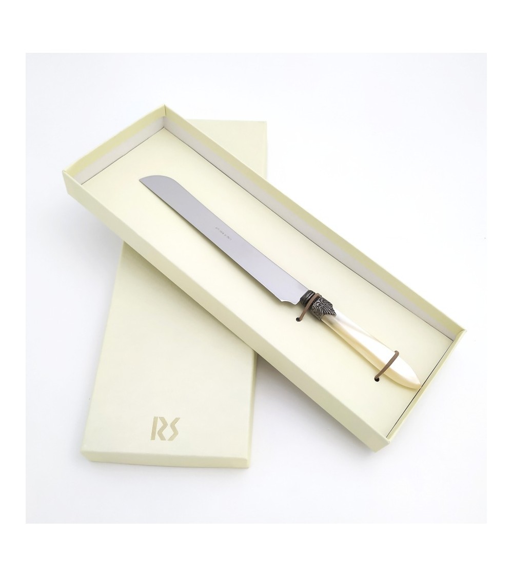 Couteau à gâteau en nacre Favor par Rivadossi - 