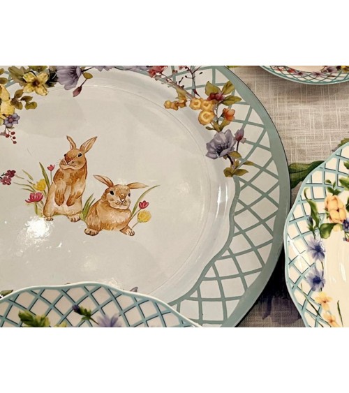 Royal Family - Lot de 6 sous-assiettes PVC "Spring Easter" - 