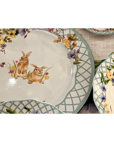 Royal Family - Lot de 6 sous-assiettes PVC "Spring Easter" - 