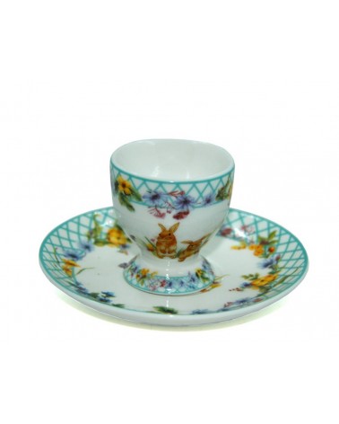 Royal Family - Coquetier & Soucoupe "Spring Easter" - 