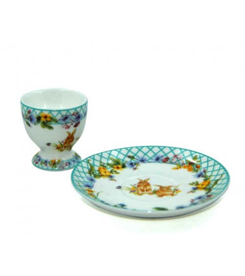 Royal Family - Coquetier & Soucoupe "Spring Easter" - 