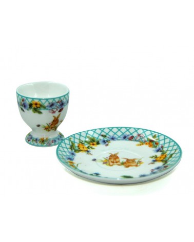 Royal Family - Eierbecher & Untertasse "Spring Easter" - 