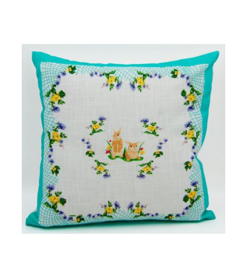 Königliche Familie - Kissen mit "Saster Ostern" -Innenraum - - - - - - - - - - - - - - - -