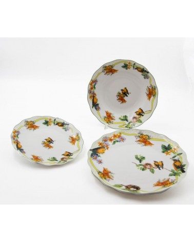 18-teiliges Speiseservice " Easter Birds" - Royal Family - 