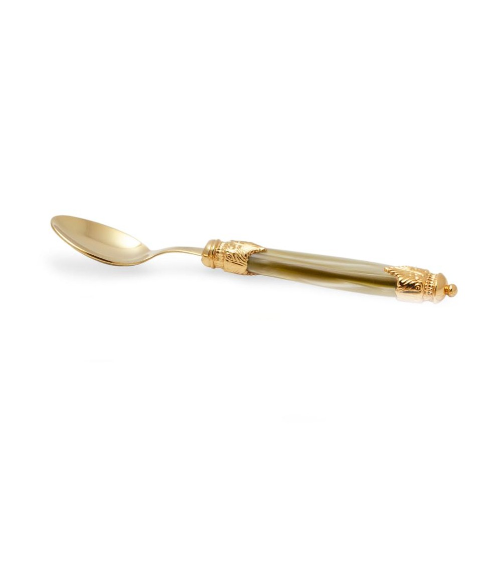 Arianna Oro Coffee Spoon - Rivadossi Sandro Golden Cutlery -  - 
