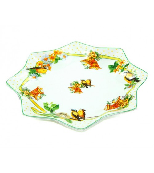 Piatto Dolci a Forma di Stella "Easter Birds" - Royal Family - 
